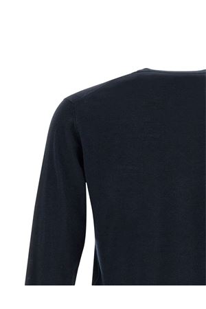 Navy blue wool sweater PAOLO PECORA | A001F0016462